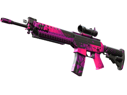 StatTrak™ SG 553 | Pulse (Minimal Wear)