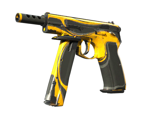 CZ75-Auto | Yellow Jacket (Battle-Scarred)