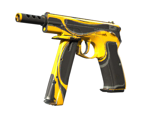 CZ75-Auto | Yellow Jacket (Well-Worn)