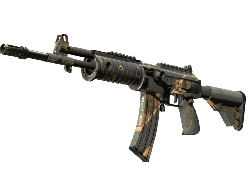 StatTrak™ Galil AR | Black Sand (Battle-Scarred)