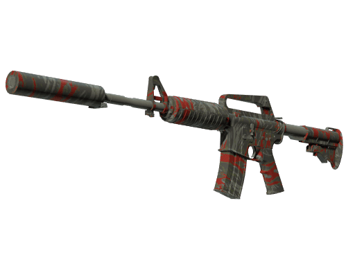 M4A1-S | Blood Tiger (Minimal Wear)