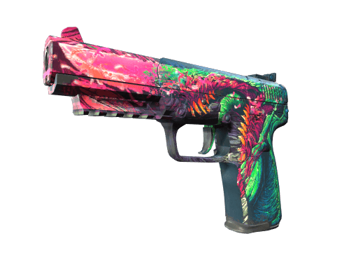Five-SeveN | Hyper Beast (Well-Worn)