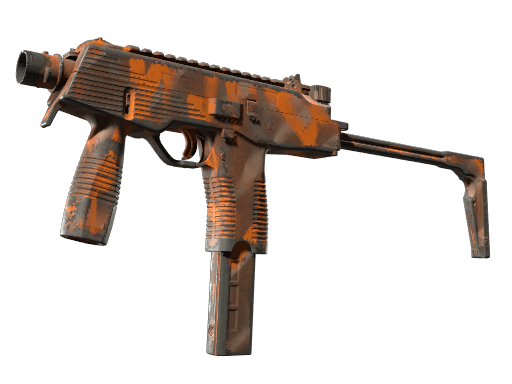 MP9 | Orange Peel (Well-Worn)