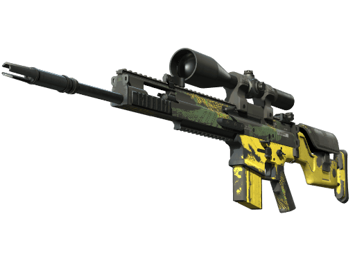 StatTrak™ SCAR-20 | Jungle Slipstream (Well-Worn)