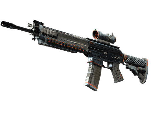 StatTrak™ SG 553 | Phantom (Battle-Scarred)