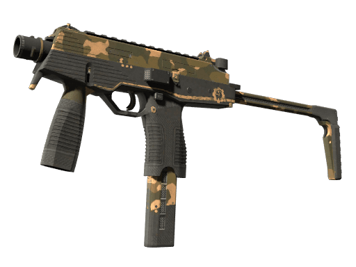StatTrak™ MP9 | Black Sand (Well-Worn)
