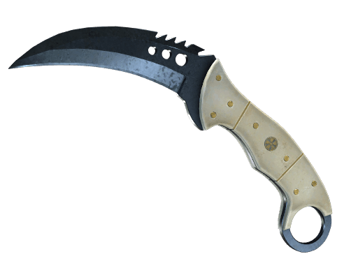 ★ Talon Knife | Blue Steel (Well-Worn)