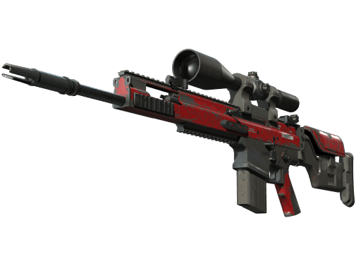 SCAR-20 | Crimson Web (Field-Tested)