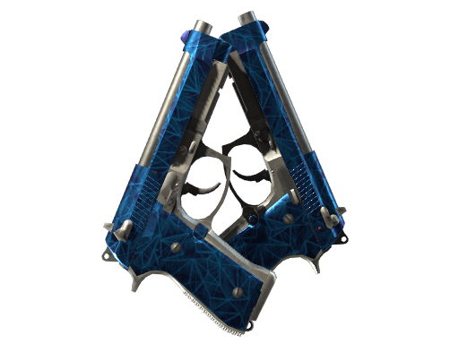 Dual Berettas | Cobalt Quartz (Minimal Wear)