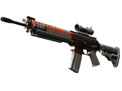 SG 553 | Danger Close (Well-Worn)