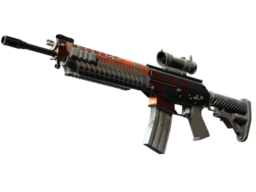 SG 553 | Danger Close (Battle-Scarred)