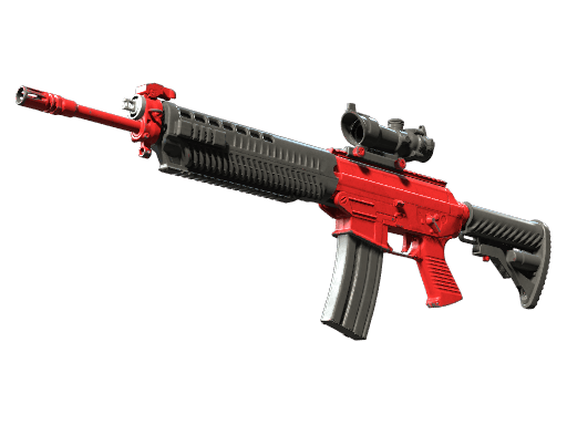 SG 553 | Candy Apple (Field-Tested)
