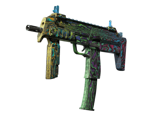 MP7 | Neon Ply (Battle-Scarred)