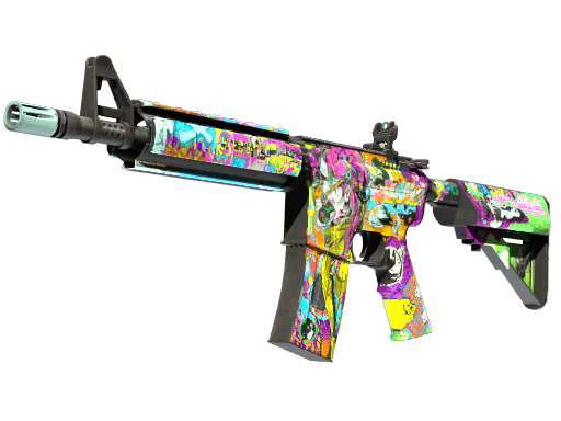 M4A4 | In Living Color (Minimal Wear)