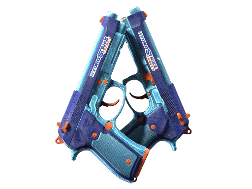Dual Berettas | Hydro Strike (Minimal Wear)