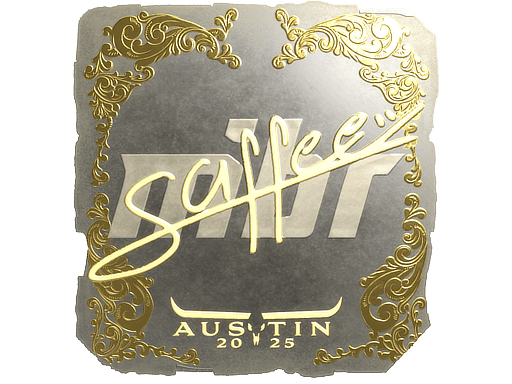 Sticker | saffee (Gold) | Austin 2025