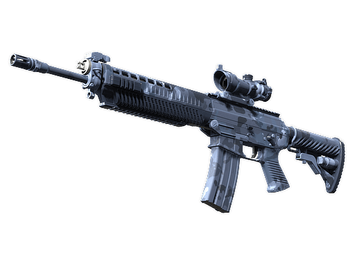 SG 553 | Night Camo (Minimal Wear)