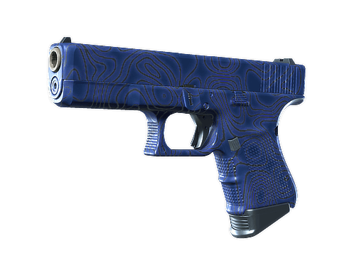 Glock-18 | Ocean Topo (Minimal Wear)