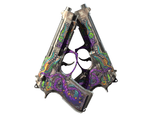 Dual Berettas | Flora Carnivora (Battle-Scarred)