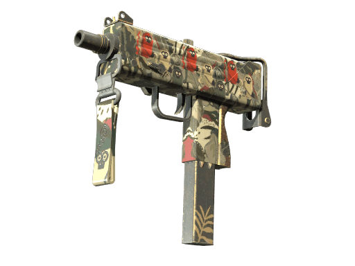 StatTrak™ MAC-10 | Monkeyflage (Minimal Wear)