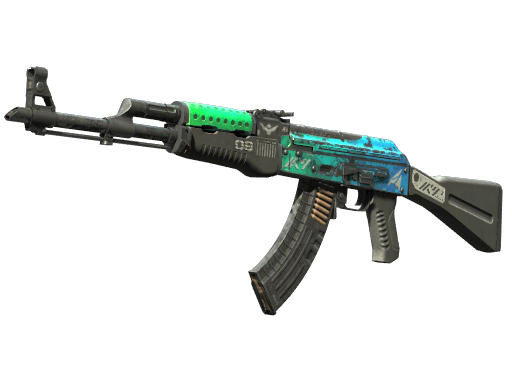 StatTrak™ AK-47 | Ice Coaled (Battle-Scarred)