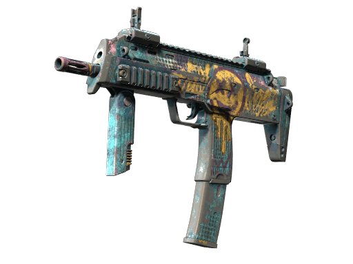 StatTrak™ MP7 | Just Smile (Battle-Scarred)
