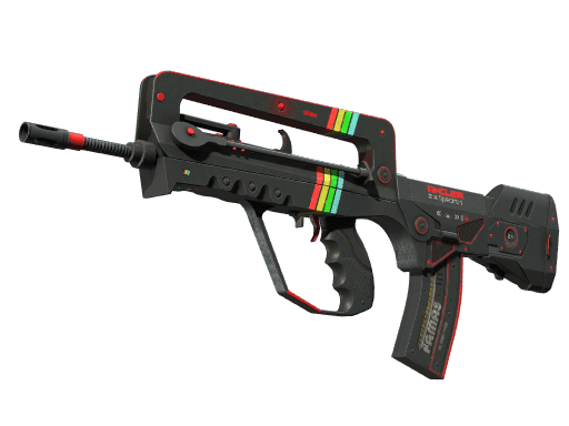StatTrak™ FAMAS | ZX Spectron (Battle-Scarred)