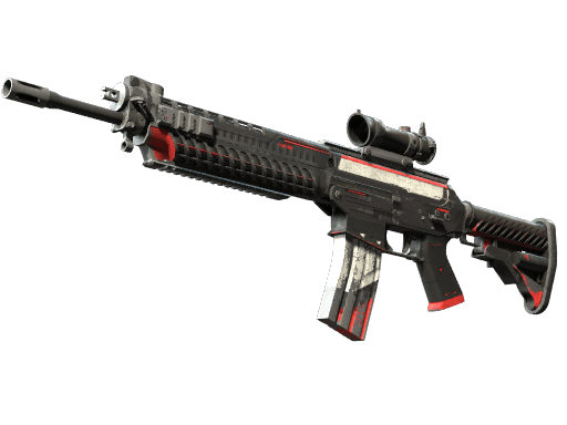 SG 553 | Cyrex (Battle-Scarred)