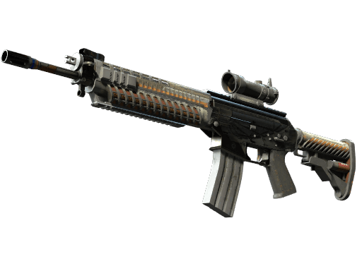 SG 553 | Aerial (Battle-Scarred)