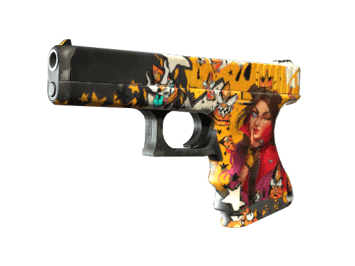 Glock-18 | Bullet Queen (Well-Worn)