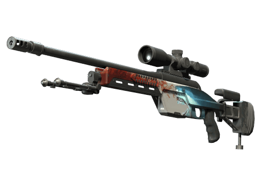 StatTrak™ SSG 08 | Blood in the Water (Minimal Wear)