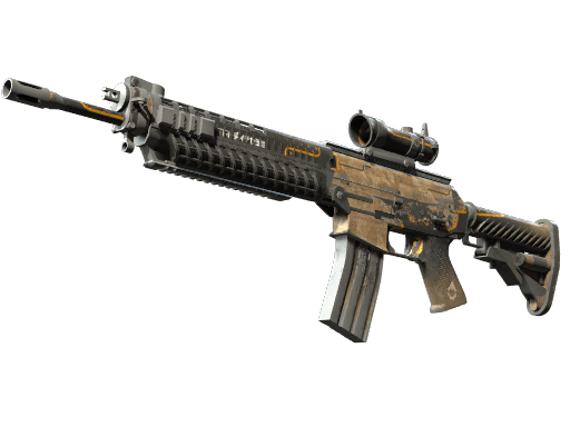 SG 553 | Triarch (Battle-Scarred)