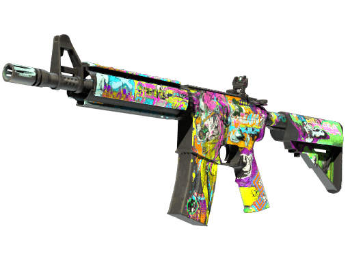 M4A4 | In Living Color (Well-Worn)