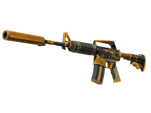 StatTrak™ M4A1-S | Golden Coil (Battle-Scarred)