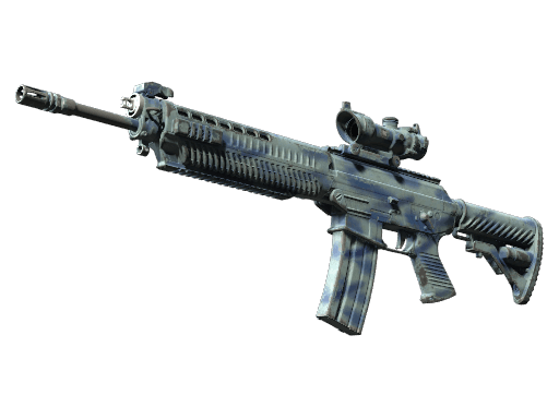 StatTrak™ SG 553 | Wave Spray (Field-Tested)