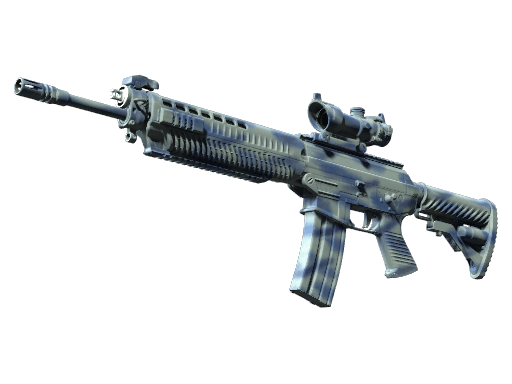 StatTrak™ SG 553 | Wave Spray (Minimal Wear)