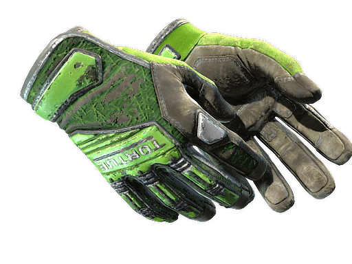 ★ Specialist Gloves | Emerald Web (Battle-Scarred)