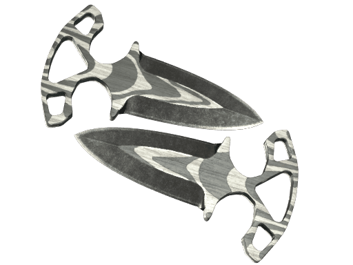 ★ StatTrak™ Shadow Daggers | Black Laminate (Well-Worn)
