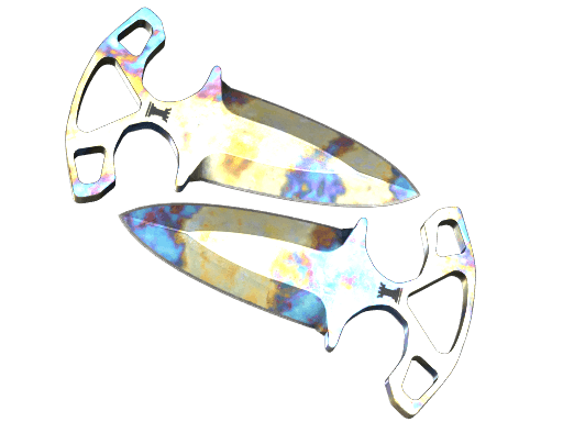 ★ Shadow Daggers | Case Hardened (Well-Worn)