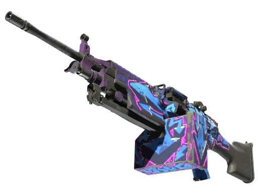 StatTrak™ M249 | Downtown (Well-Worn)