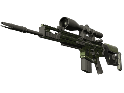 SCAR-20 | Green Marine (Well-Worn)