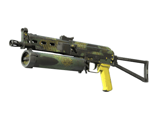 StatTrak™ PP-Bizon | Jungle Slipstream (Well-Worn)