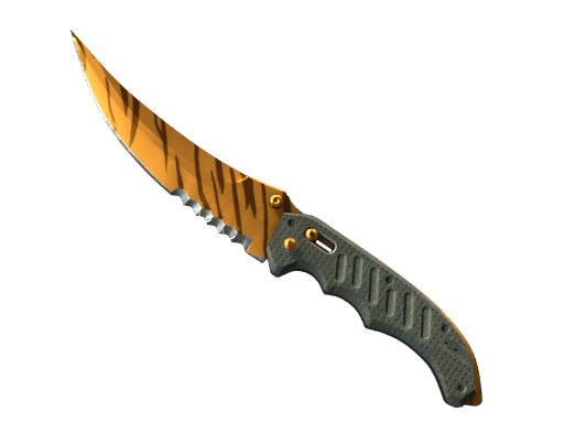 ★ StatTrak™ Flip Knife | Tiger Tooth (Factory New)