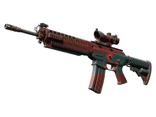 Souvenir SG 553 | Fallout Warning (Well-Worn)