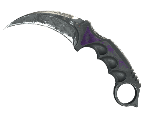 ★ StatTrak™ Karambit | Ultraviolet (Battle-Scarred)