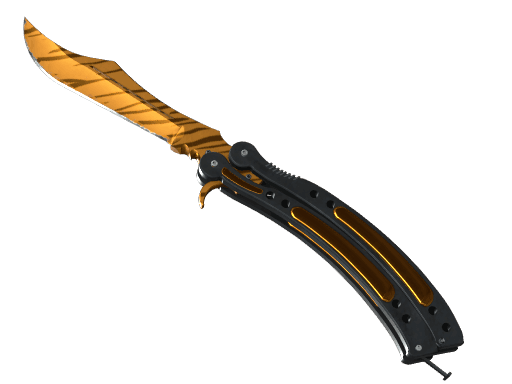 ★ StatTrak™ Butterfly Knife | Tiger Tooth (Minimal Wear)