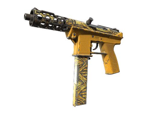 Tec-9 | Banana Leaf (Well-Worn)