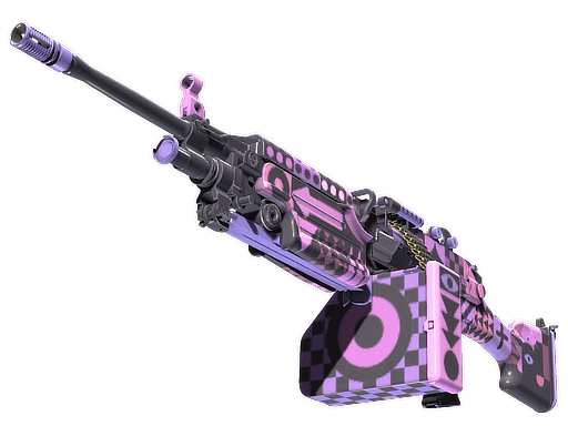 StatTrak™ M249 | Bock Blocks (Minimal Wear)